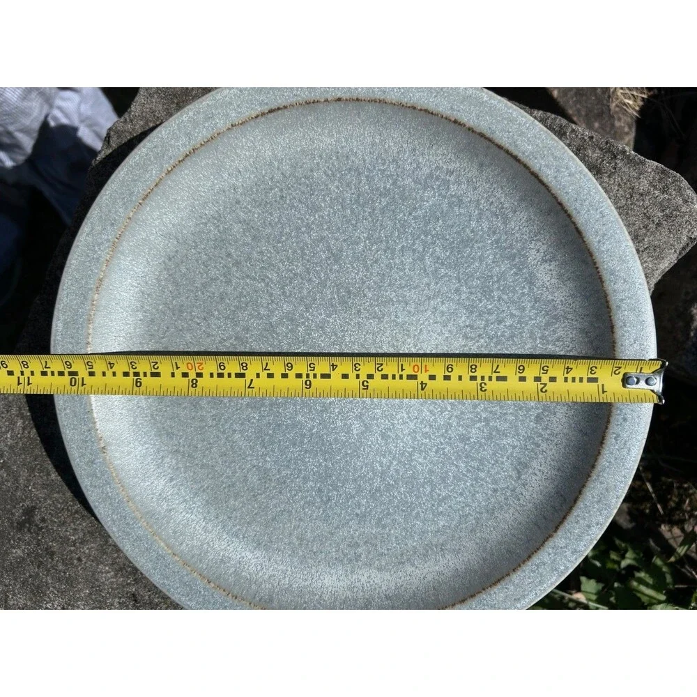Pottery Barn Mendocino Dinner Plates Grey set of 4